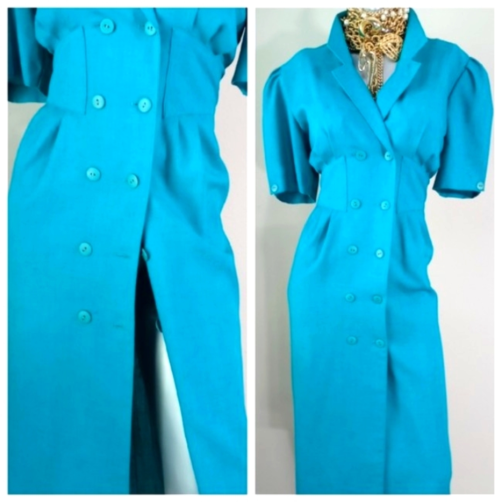 R.E.O. Originals "MOD CHIC" VINtage 80S Doublebreast Dress